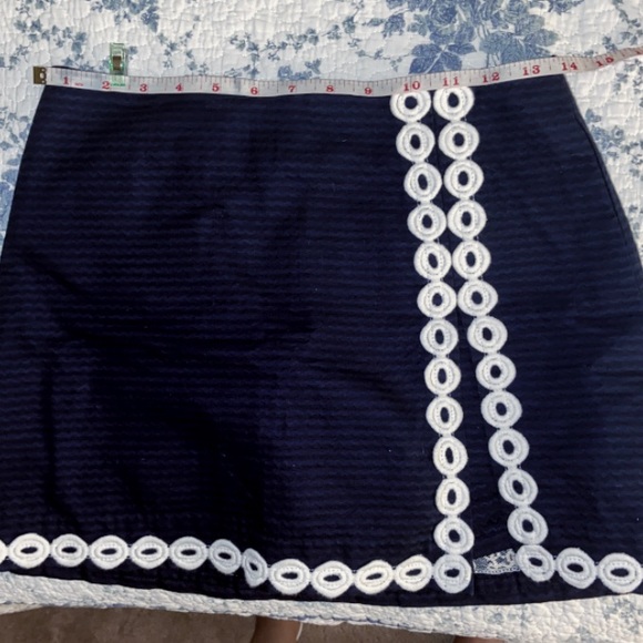 Lilly Pulitzer | 0 | Cotton Lenore Skort in Blue - Picture 6 of 7